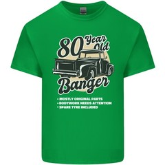 80 Year Old Banger Birthday 80th year Old Mens Light Cotton T-Shirt