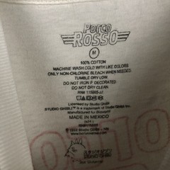 Used PORCO ROSSO Porco Rosso movie t-shirt men’s size M (approx.)