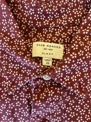 Mens Club Monaco Long Sleeve Button Down Dress Shirts 4 PC Lot