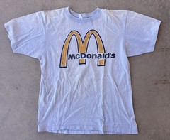 Vintage McDonald’s Shirt Large 60s 70s Big Mac Jingle Promo Song Mcds Burger