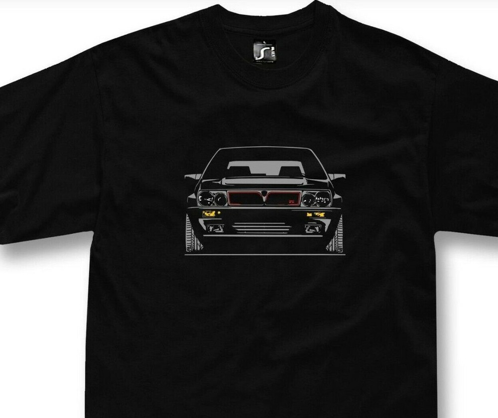 T-shirt for lancia delta hf fans integrale classic 16V rally tshirt