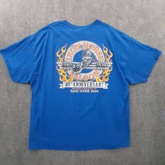 Iron Horse Saloon T Shirt Mens 3XL Blue 40th Anniversary Bike Week 2020 Biker