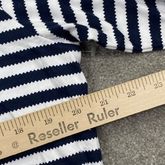 Adidas x Human Made Long Sleeve Tee Mens Size M White Navy Striped GM4267