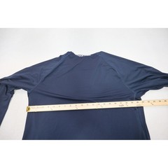 Nike Pro Dri-FIT Gym Shirt Mens XXL Navy Blue Compression Long Sleeve Athletic