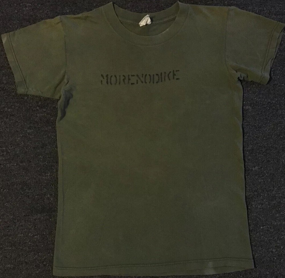 Vtg 90s US Army PFU Faded Distress Shirt S Military PE Track Grunge USMC Punk 80