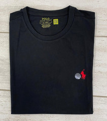 Polo Ralph Lauren Men’s Classic-Fit Crewneck T-Shirt Black & White -S,M,L,XL,XXL