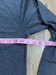 Public Rec Henley Shirt Mens Medium Gray Long Sleeve Pima Cotton Stretch