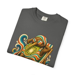 Psychedelic Deck Chair Kiwi Swimmer T-Shirt Graphic