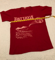 Vintage 1970’s T-Shirt – Thailand – Pattaya Beach