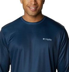 Columbia Men’s Terminal Tackle PFG Long Sleeve Navy 6X Big