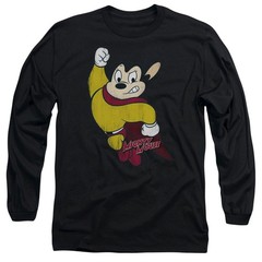 Mighty Mouse Classic Hero Men’s T-Shirt Distressed Officially Licensed S-5XL Tee