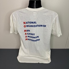 Tested by Al Bundy Men’s No Ma’am Graphic Short Sleeve T-Shirt White Medium