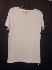 SPANX Mens Zero Sculpt Crewneck T-shirt Sz L, White Cotton & Modal NWT