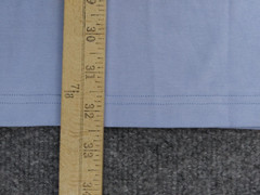 Unbranded T-Shirt Mens Large Blue Turtleneck Long Sleeve Cotton Polyamide