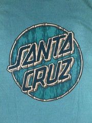 Santa Cruz Blue Bamboo Dot Graphic T-Shirt
