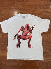 Lady Gaga Chromatica Ball Tour Shirt White Graphic Tee Official Merch XL