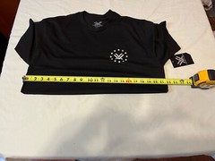 Vortex Optics Logo Men’s SS T-Shirt Black Cotton Poly – Athletic Cut Large – NWT