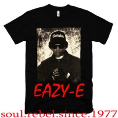EAZY RAP HIP HOP T SHIRTS MEN’S SIZES RED