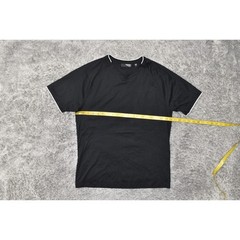Murano Men’s Black Cotton Crew Neck Short Sleeve T-Shirt Size S – Solid Slim