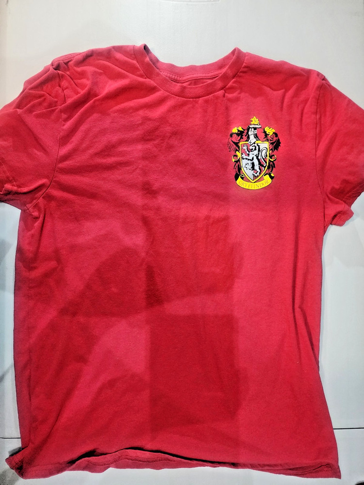 harry potter gryffindor large t-shirt