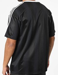 RARE! NEW MEN’S ADIDAS ORIGINALS TREFOIL JACQUARD SHIRT ~SIZE XL #JW587 BLACK