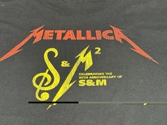 Metallica T Shirt 20th Anniversary S&M Concert In San Francisco Chase Center
