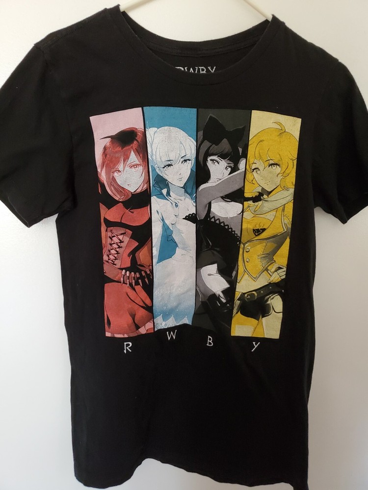 TEAM RWBY Ruby Anime Pin Up Girls TEE T SHIRT Unisex Small Grimm Japanese Manga