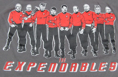 The Expendables Large t Movie trek spoof Unique ! Ring spun Cotton 99
