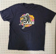 Cake Band Astronaut Flower Graphic Shirt Black Unisex Size S-5XL EM1531