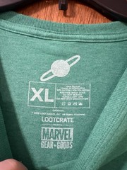 Loot Crate Space Planet Symbol Graphic T-Shirt XL Green Galaxy Sci-Fi Tee