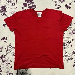 Reebok Basic Red Short Sleeve Crewneck T-Shirt