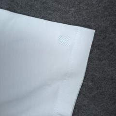 Kenneth Cole Mens Active Tech SS Shirt Sz. L White Stretch UPF 50+ Soft Cotton