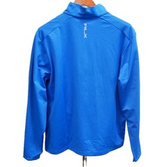 New RLX Polo Ralph Lauren Golf Shirt 1/4 Zip Men Blue Size Large $148