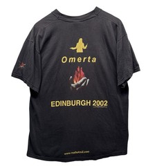 Vintage Screen Stars 2002 Edinburgh Fringe Mafia T Shirt Large Black Y2K Graphic