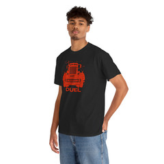 Road Duel T-Shirt, Car vs Killer Truck Vintage Road Chase Tee for Cult Film Fans