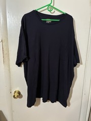 Foundry Supply Co. Adult 5XL Black 100% Cotton T-Shirt w/ Front Pocket