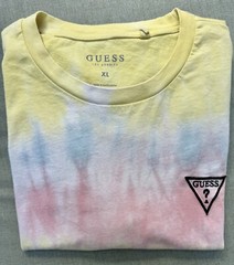 Guess Jeans Short Sleeve Pastel Tie Dye Mens Shirt Size XL Men’s 90s Vintage