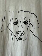 VINTAGE 80s William Wegman Walker Art Center Double Sided Exhibition T-Shirt