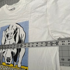 Vintage Roy Lichtenstein Guggenheim Museum Shirt Large Grrrrrrr Dog Pop Art 90s