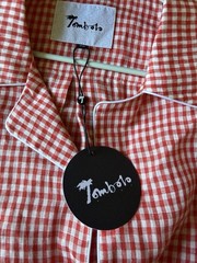 Tombolo Bougie Picnic Embroidered Shirt New With Tags, Size XL Men’s/Unisex