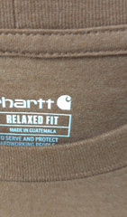 Mens CARHARTT Lightweight Short-Sleeve Pocket 1889 Graphic T-Shirt SMALL