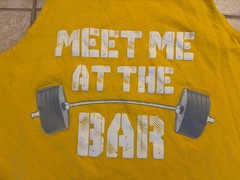 Vintage Powerhouse Gym Columpus OH Tank Top Stringer Tee