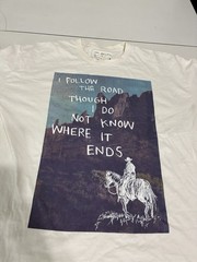 Zach Bryan Shirt 2XL White One Of These Days Western Country Music Follow Road