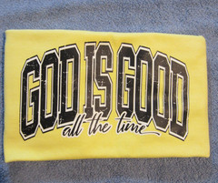 CUSTOM DTF PRINTED T SHIRT (SIZES MED / LG / XL)