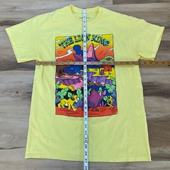 The Lion King Shirt Mens Medium Yellow Disney Simba Short Sleeve Crewneck Tee