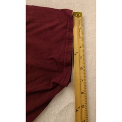 Nike World Tour Graphic T-Shirt Men’s XL Maroon Burgundy Short Sleeve Cotton