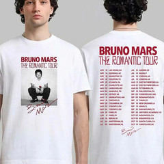 Romantic Music Tour 2026 Graphic T-Shirt
