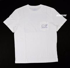 NWT Vineyard Vines Men Short Sleeve Pocket Crew Neck Tee T-Shirt “FLAG SAILS”