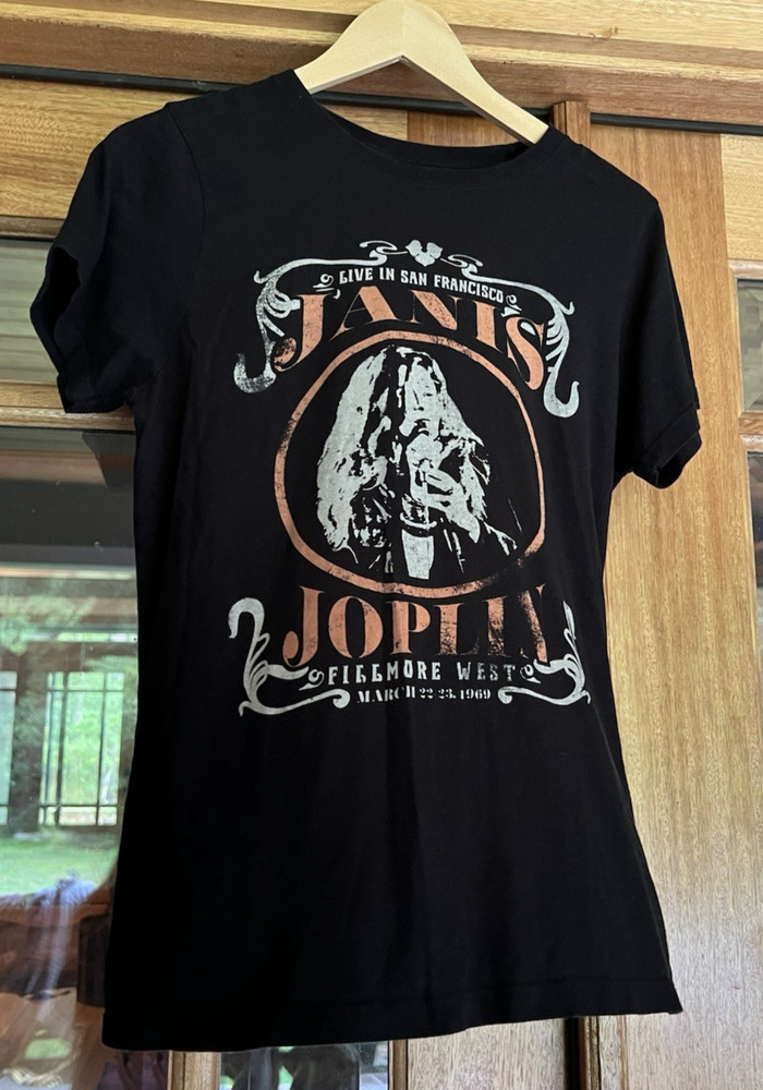 Janis Joplin Live In San Francisco T-Shirt Womens Size XL Band Tee 1969