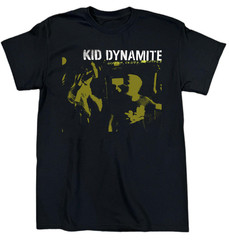 NEW Kid Dynamite Band Shorter, Faster, Louder Cotton Black T Shirt S-5XL AG775
